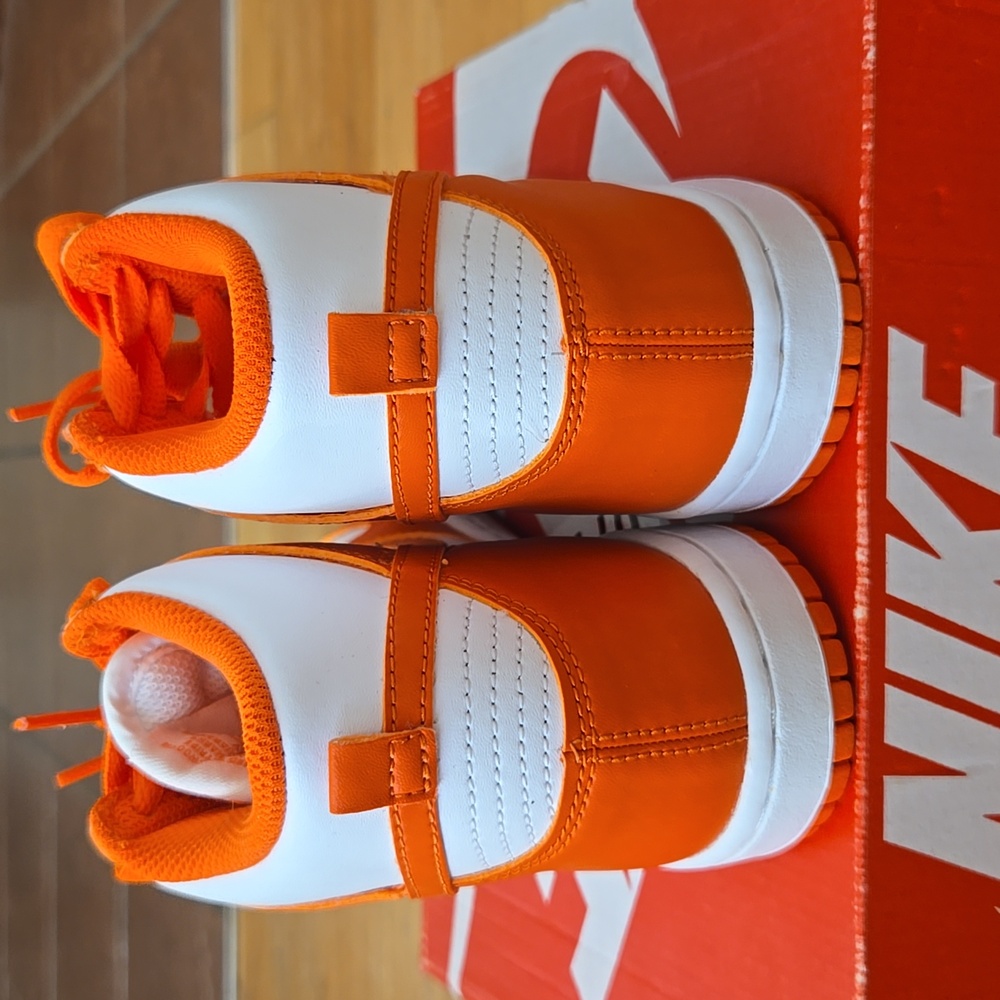 Nike Dunk High SP PS - Syra Use (Oranve Blaze/ White) DD2314 100 2021 - Picture 5 of 14